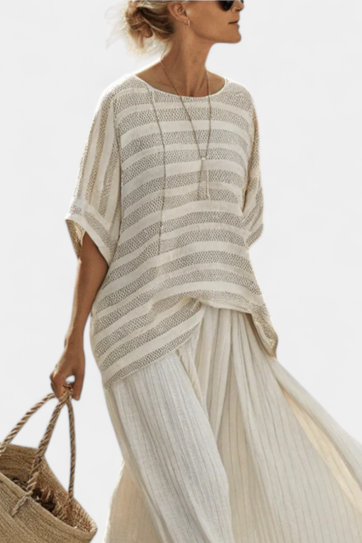 Isaura - Elegantes Leinen-Set