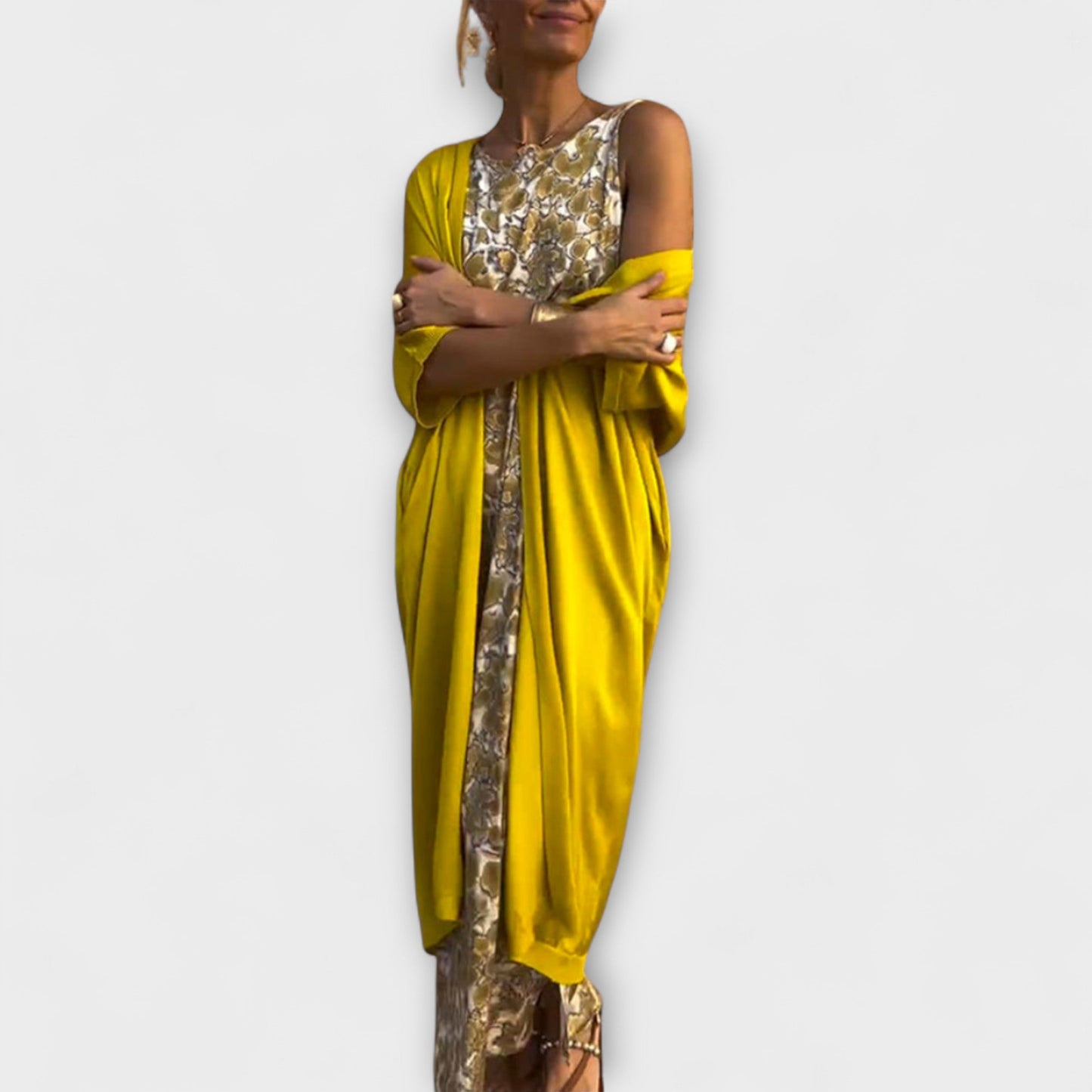 Charlotte - Schickes Kleid mit Passendem Cardigan