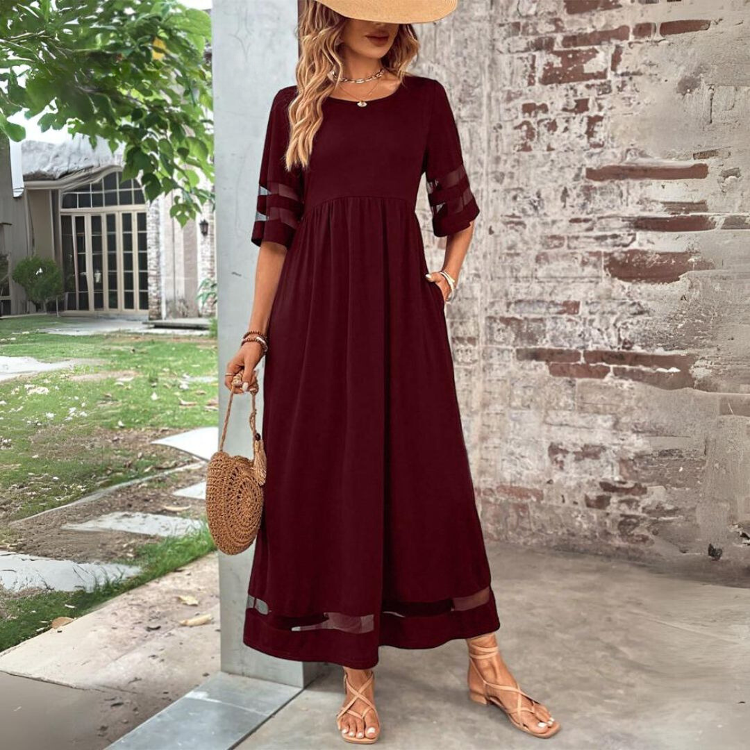 Auris – Figurfreundliches Midi-Kleid