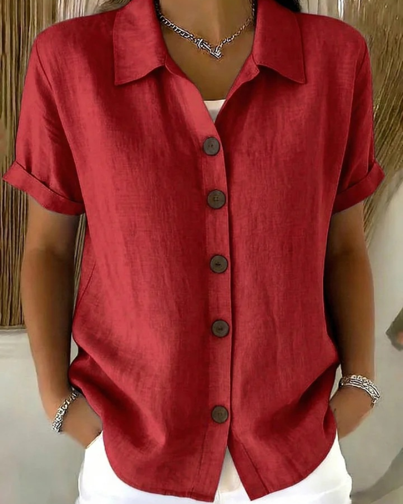 Knopf Vorder Bluse