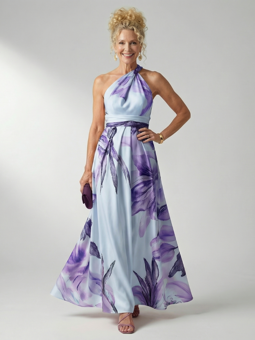 Amiel | Leichtes Blumenkleid Maxi