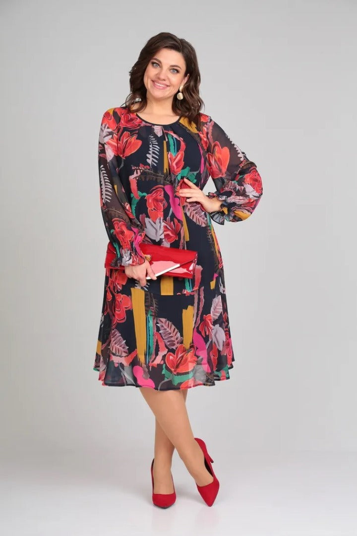 Florida – Elegantes Blumenkleid