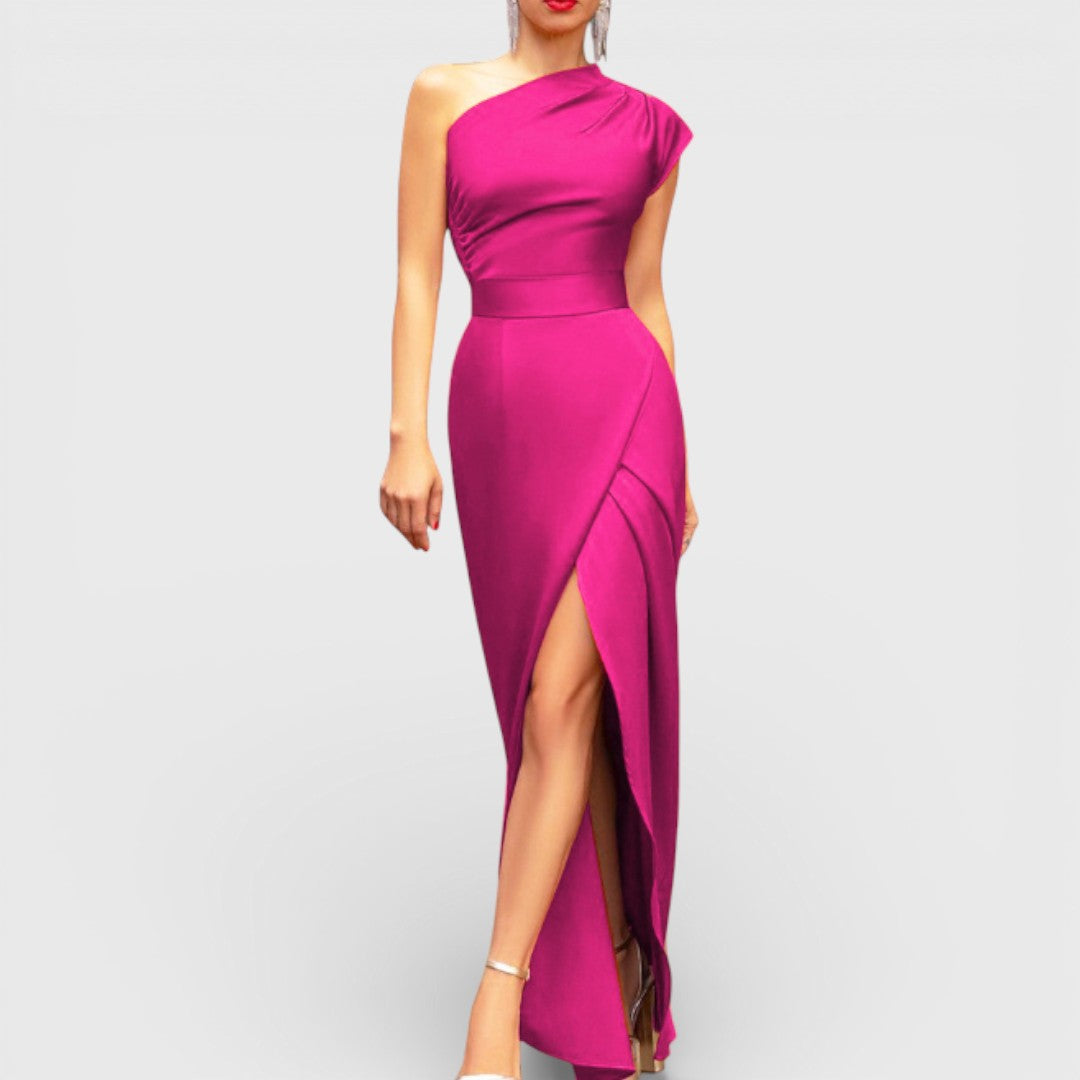 Elegantes asymmetrisches Abendkleid