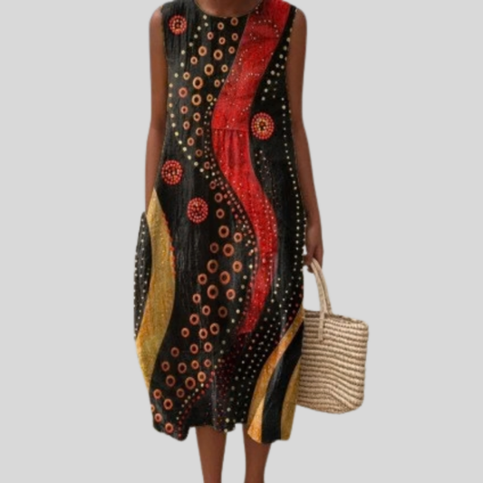 Fliessendes und bequemes Kleid