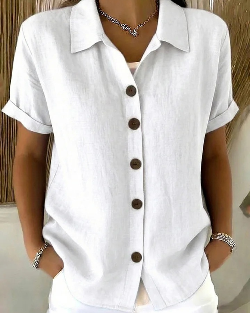 Knopf Vorder Bluse