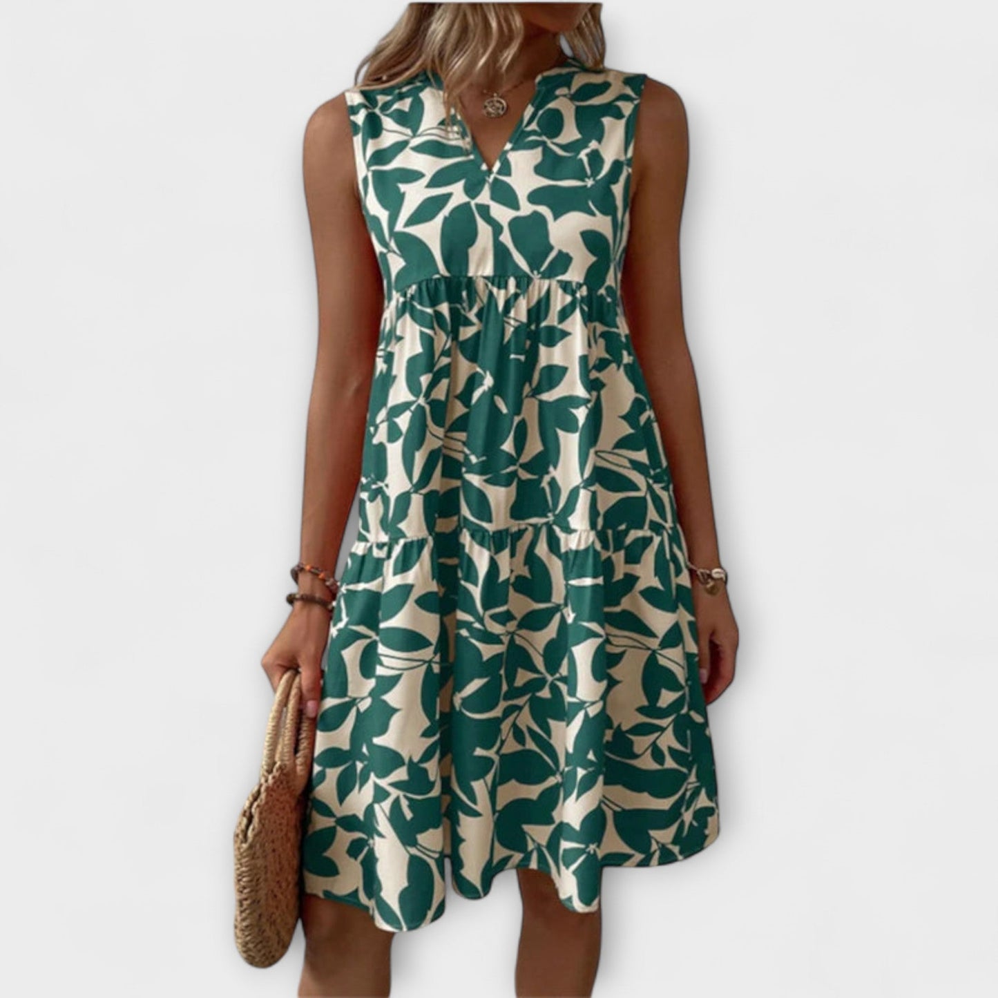 Tasha - Florales Fliessendes Kleid