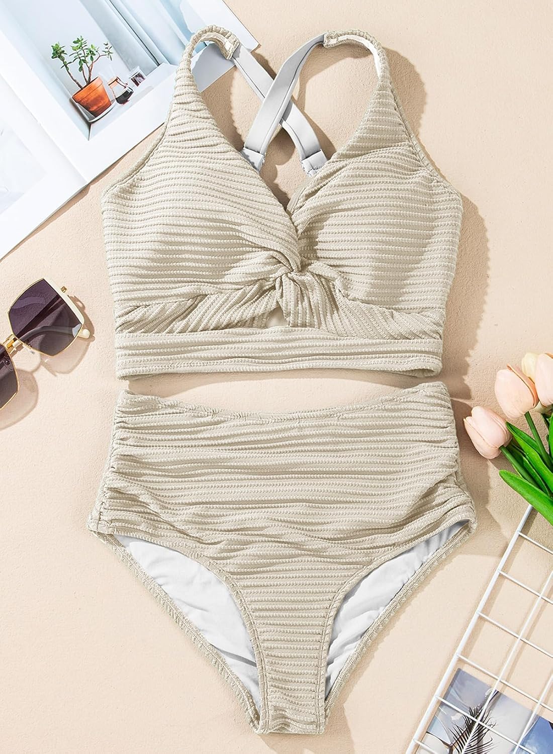 MARA | Bauchfrei Bikini mit Form-Effekt