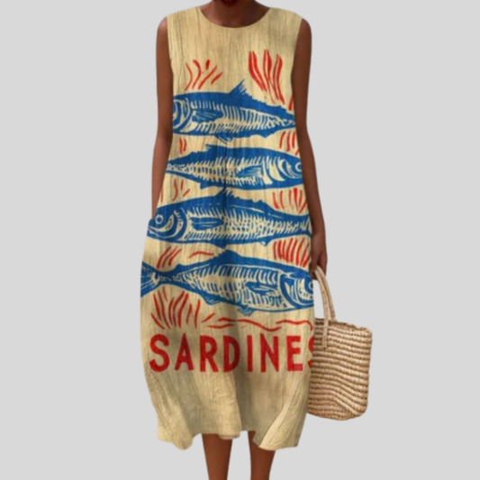 Fliessendes und bequemes Kleid
