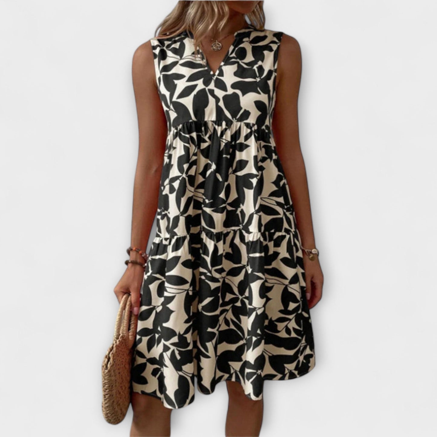 Tasha - Florales Fliessendes Kleid