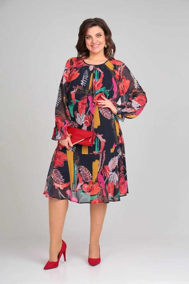 Florida – Elegantes Blumenkleid