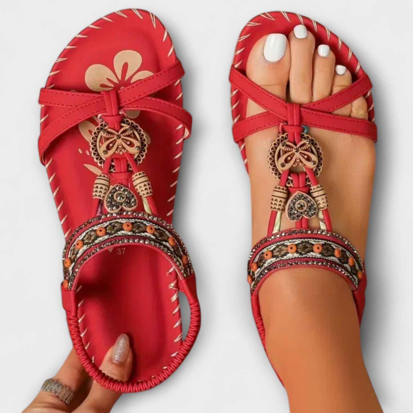 Clara - Sandalen inspiriert von Ibiza