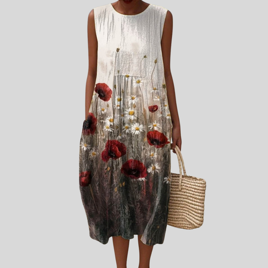 Fliessendes und bequemes Kleid