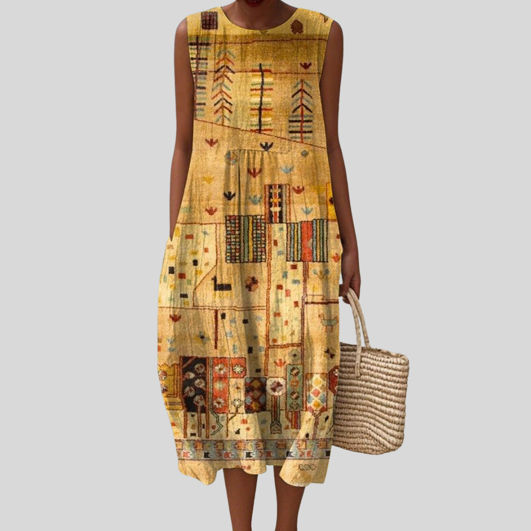 Fliessendes und bequemes Kleid