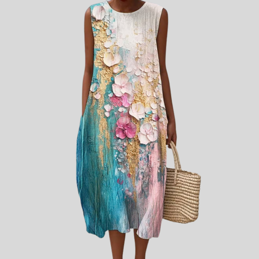 Fliessendes und bequemes Kleid