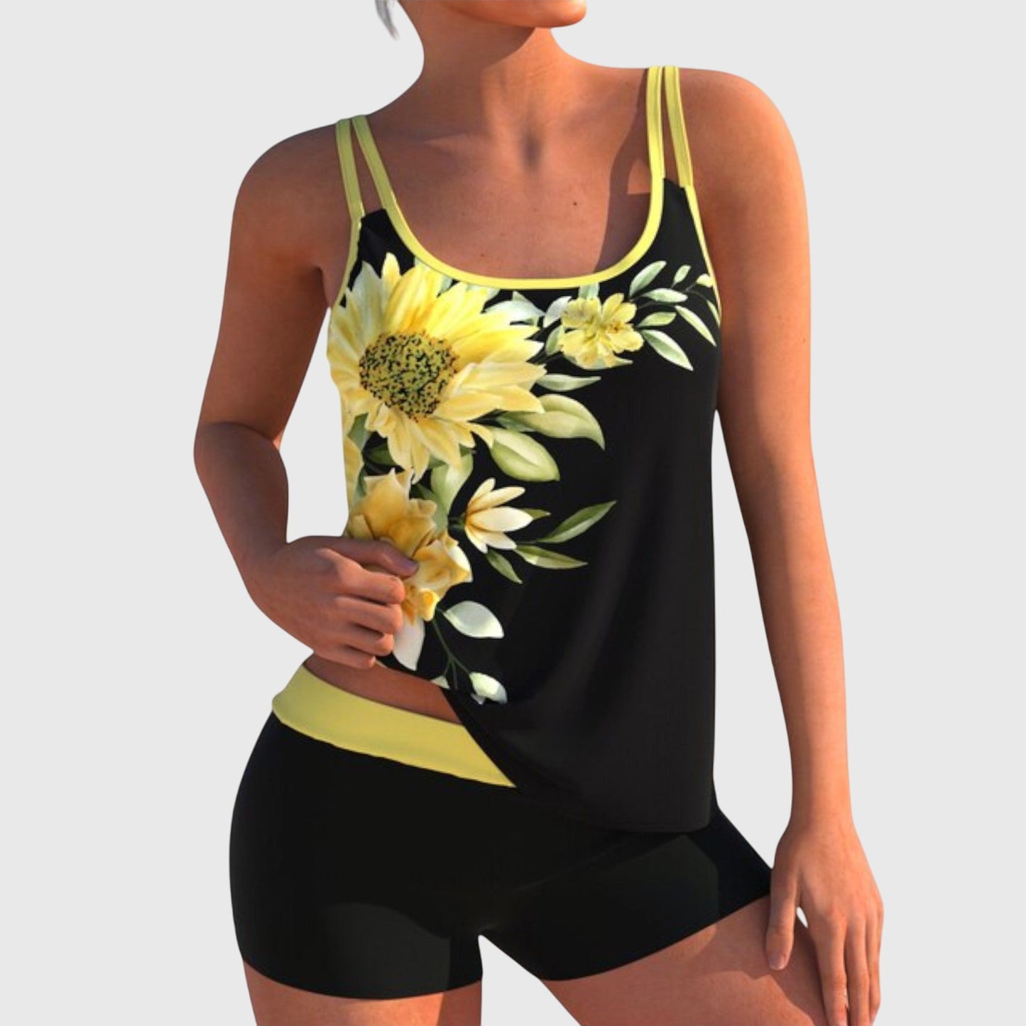 DELACROIX | Eleganter Tankini Vertrauen Elisa
