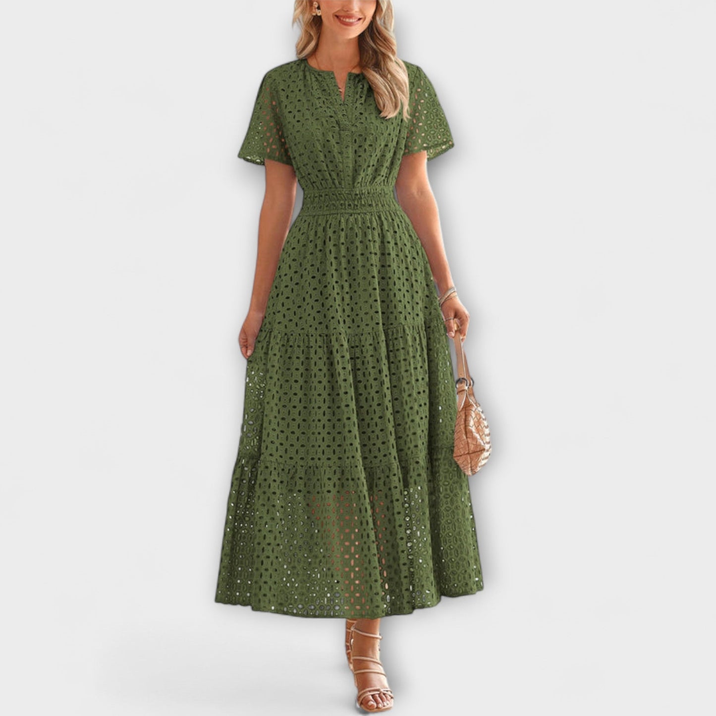 Linette - Elegantes Spitzen-Sommerkleid