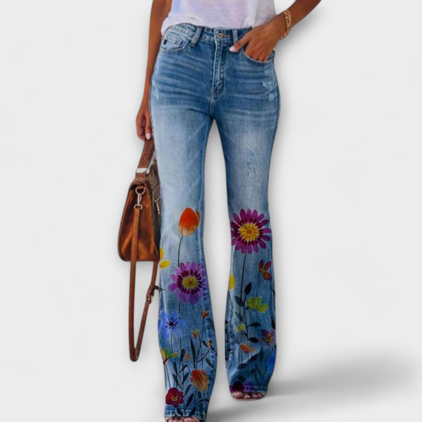 Nina - Hose mit Blumen