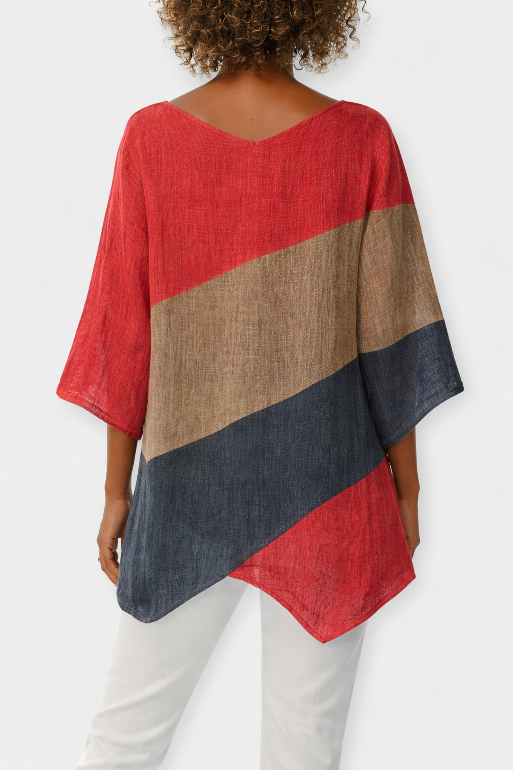 Beatrice™ | Fliessende Tunika mit Color-Block-Muster