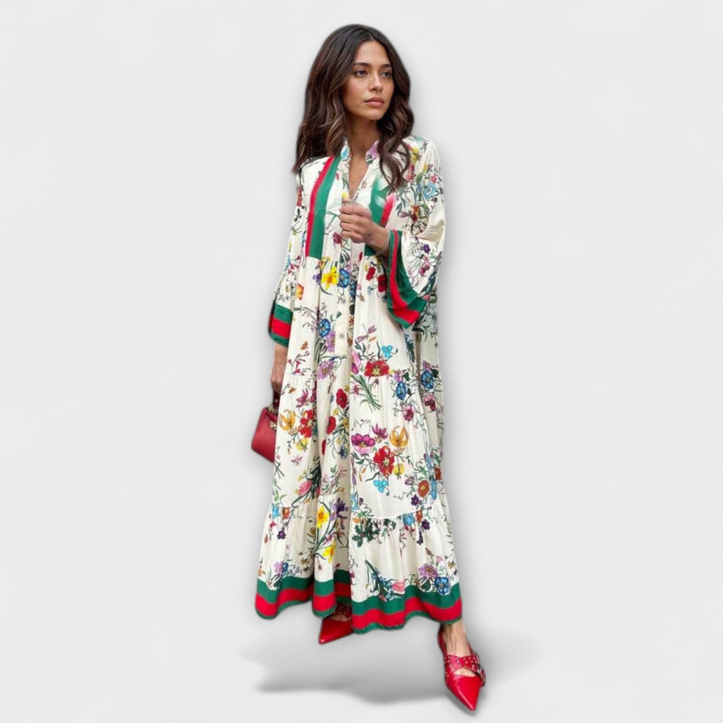 Oriana - Maxikleid mit floralen Druck