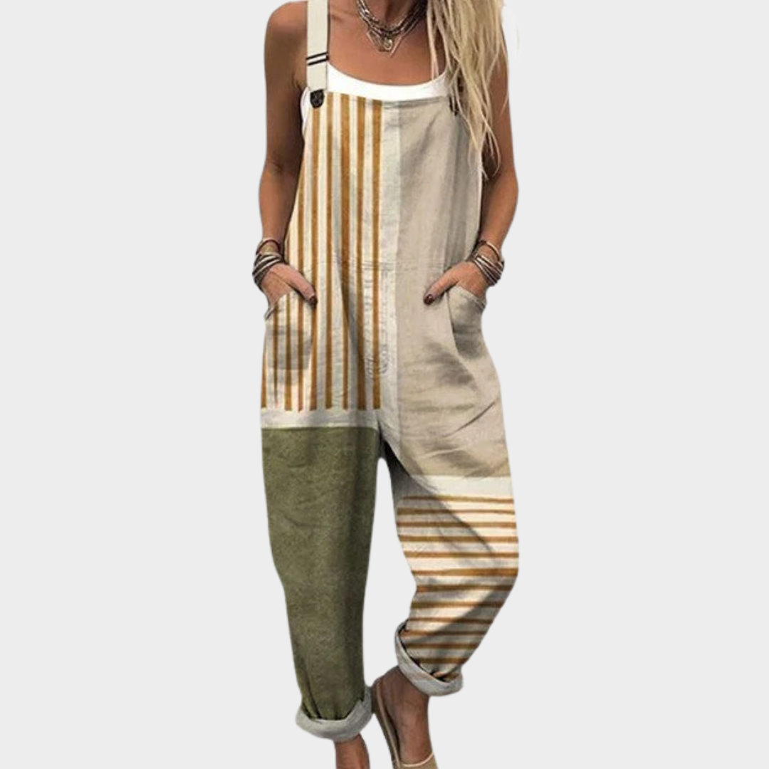Heidi™ | Latzhose mit Streifen und Color-Blocking