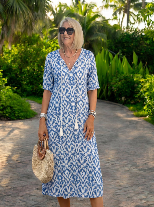 Luna | Lässiges Boho-Midi-Kleid