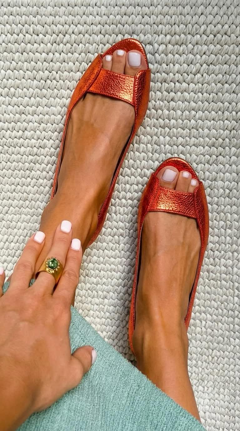 Adelina | Goldene Sandalen Komfort Chic