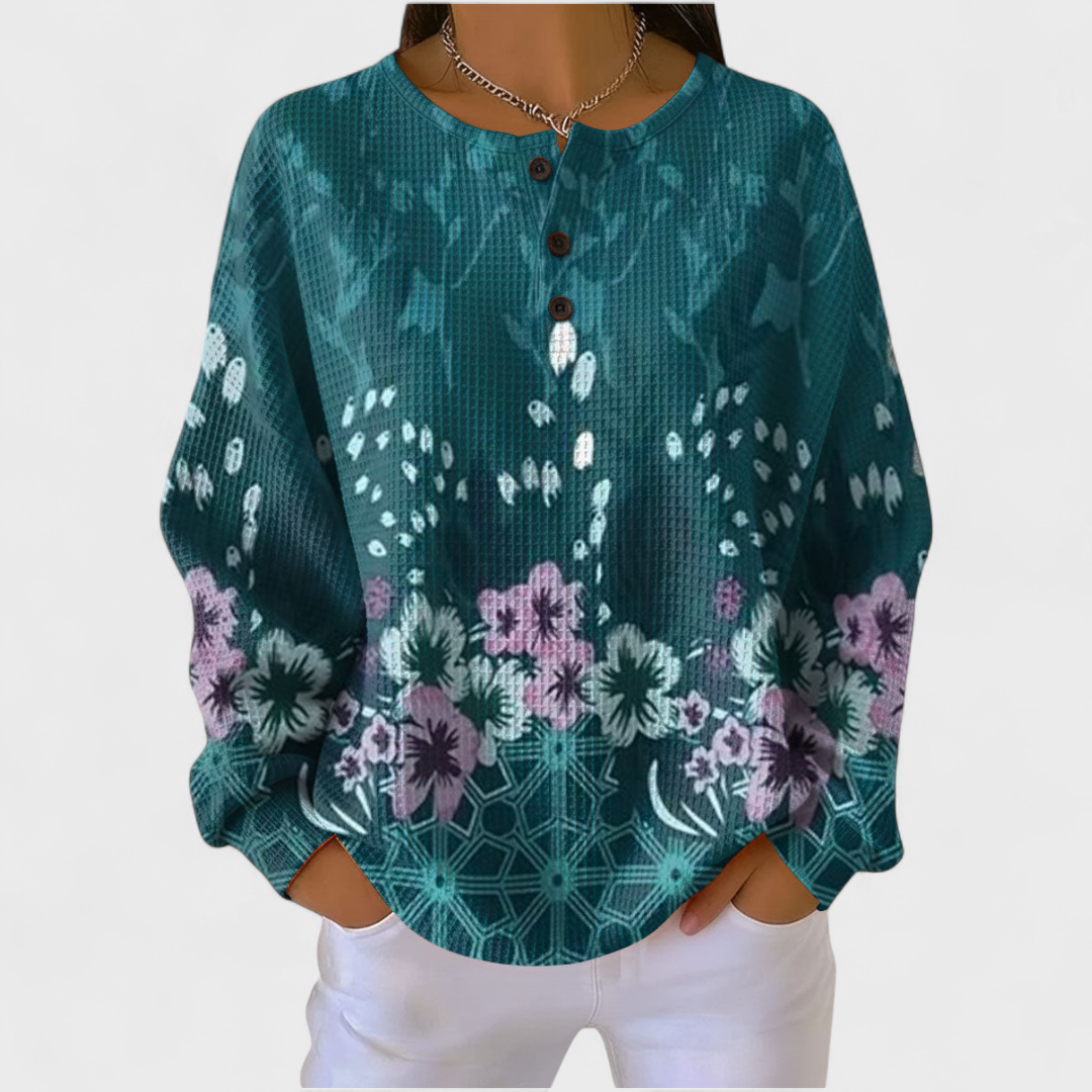 Nora - Pullover mit floralem Design