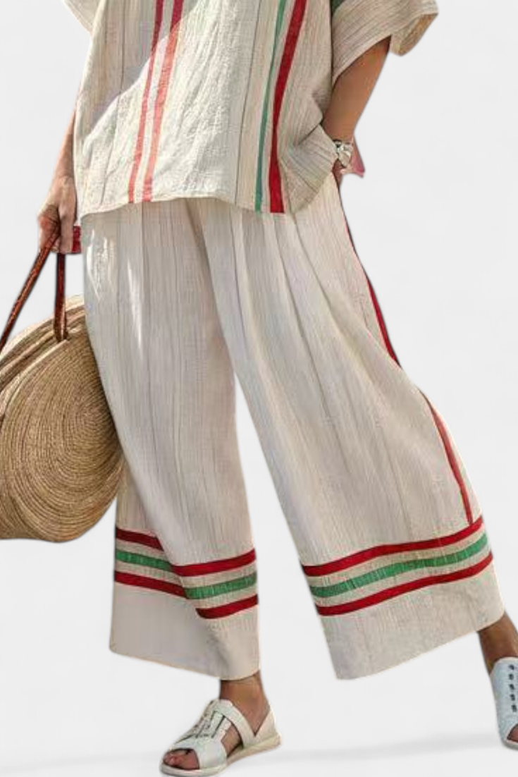 Beatriz - Mediterranes Streifen-Set