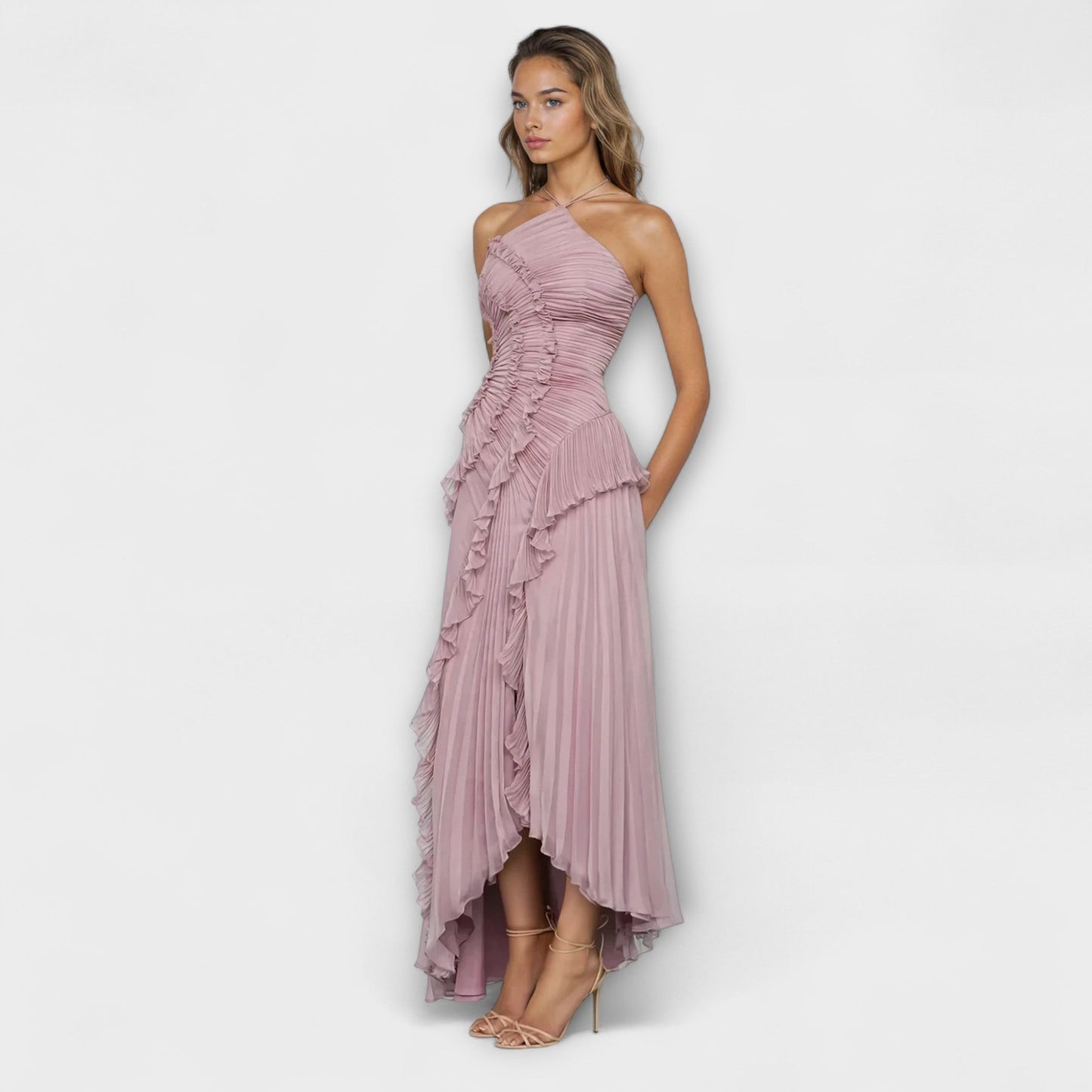 Elisia - Elegantes ärmelloses langes Kleid