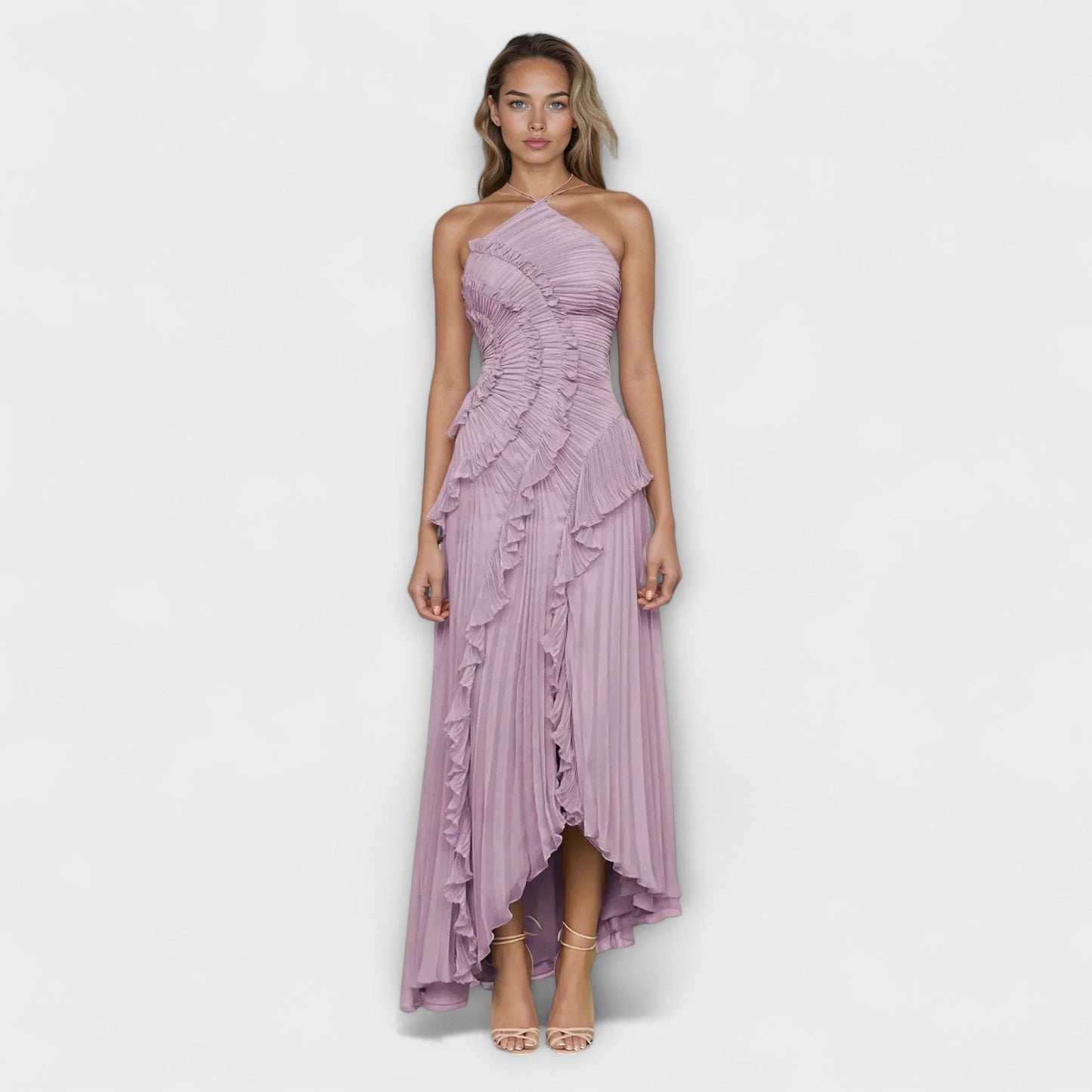 Elisia - Elegantes ärmelloses langes Kleid