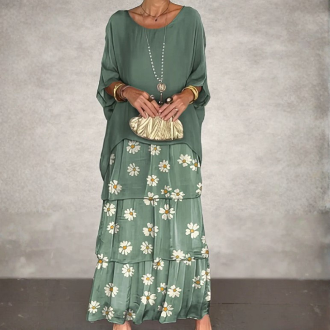 Lara – Elegantes, langes und luftiges Kleid