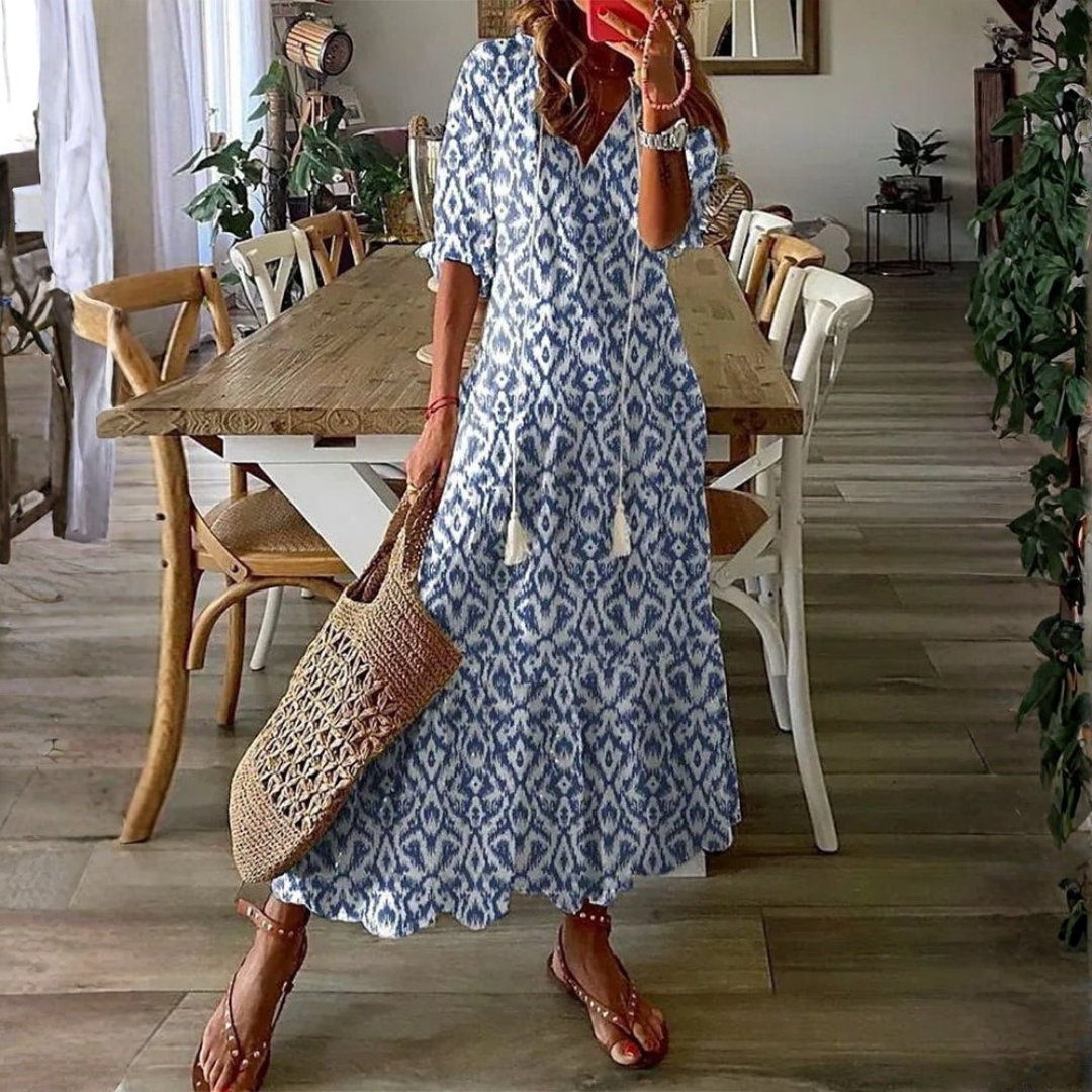 Luna | Lässiges Boho-Midi-Kleid