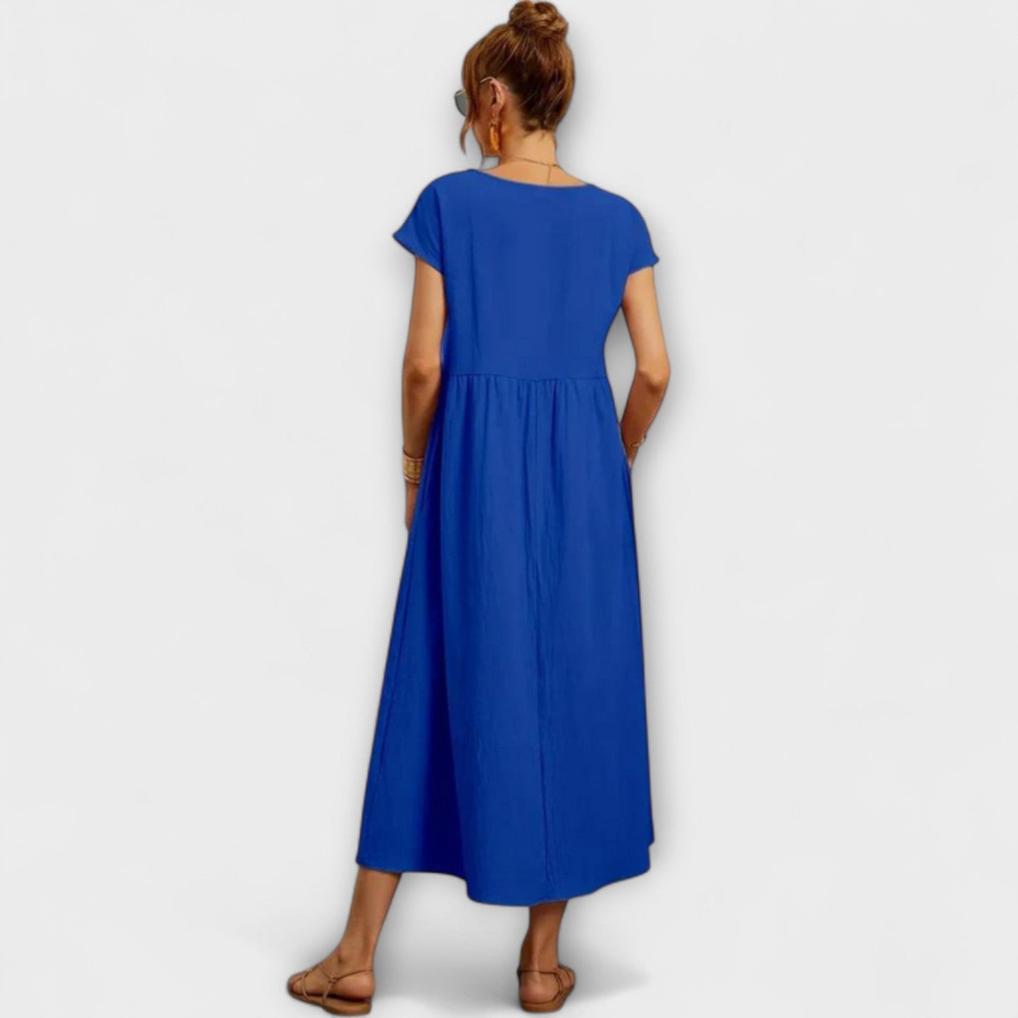 Elena | Leichtes Sommerkleid mit Taschen