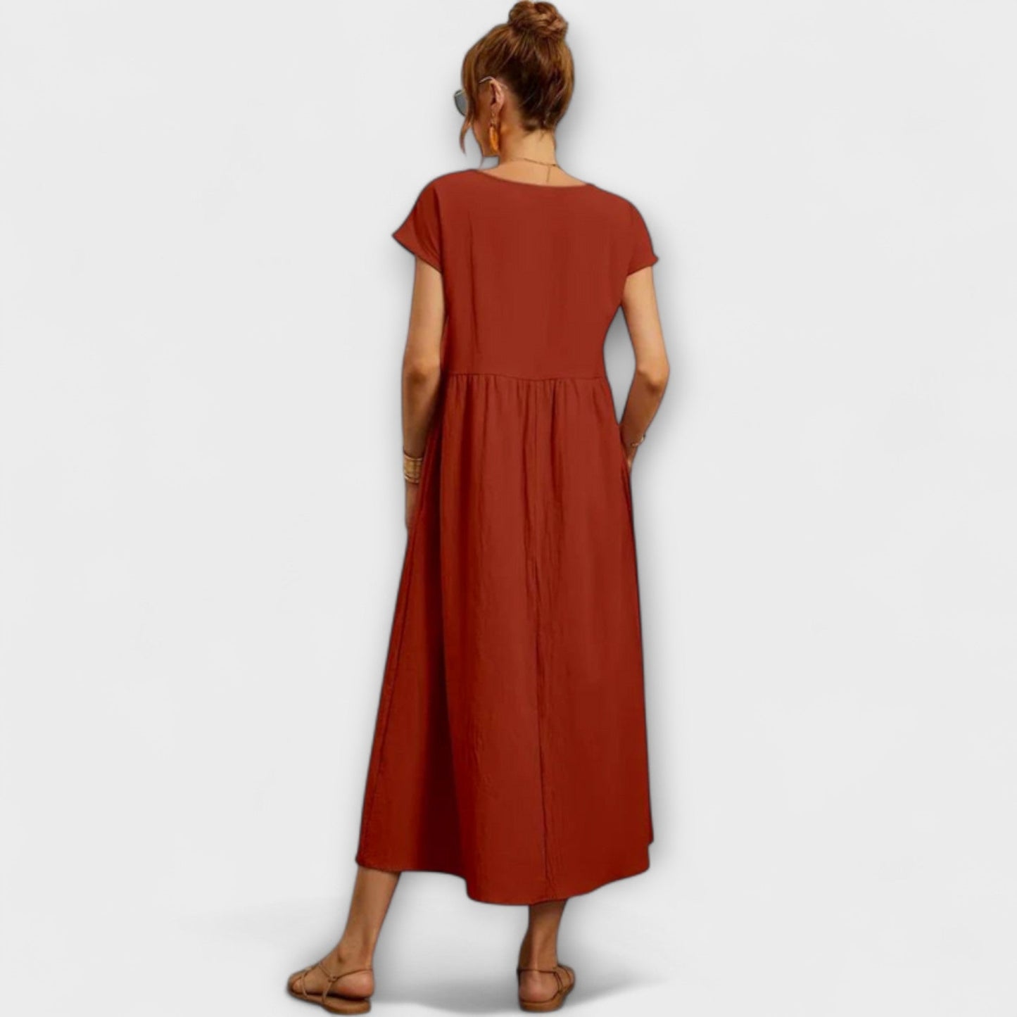 Elena | Leichtes Sommerkleid mit Taschen