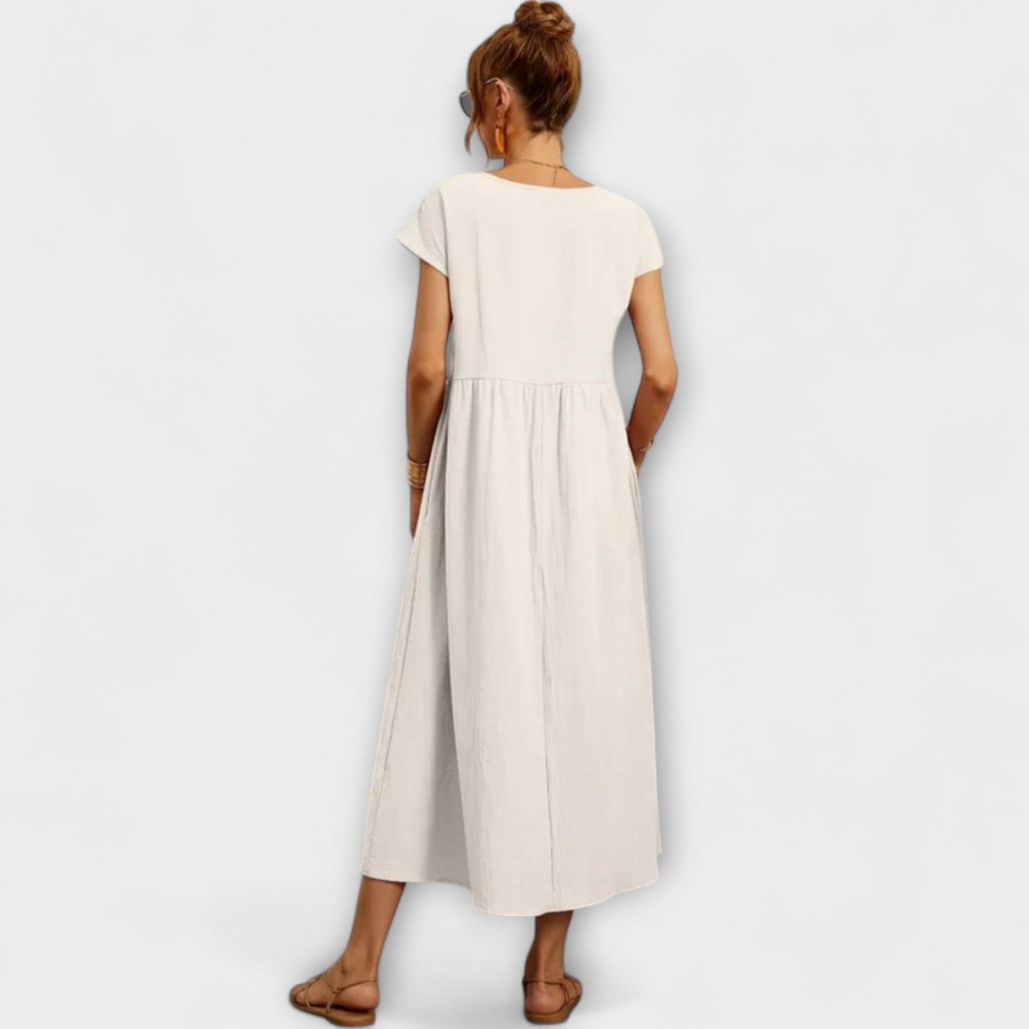 Elena | Leichtes Sommerkleid mit Taschen