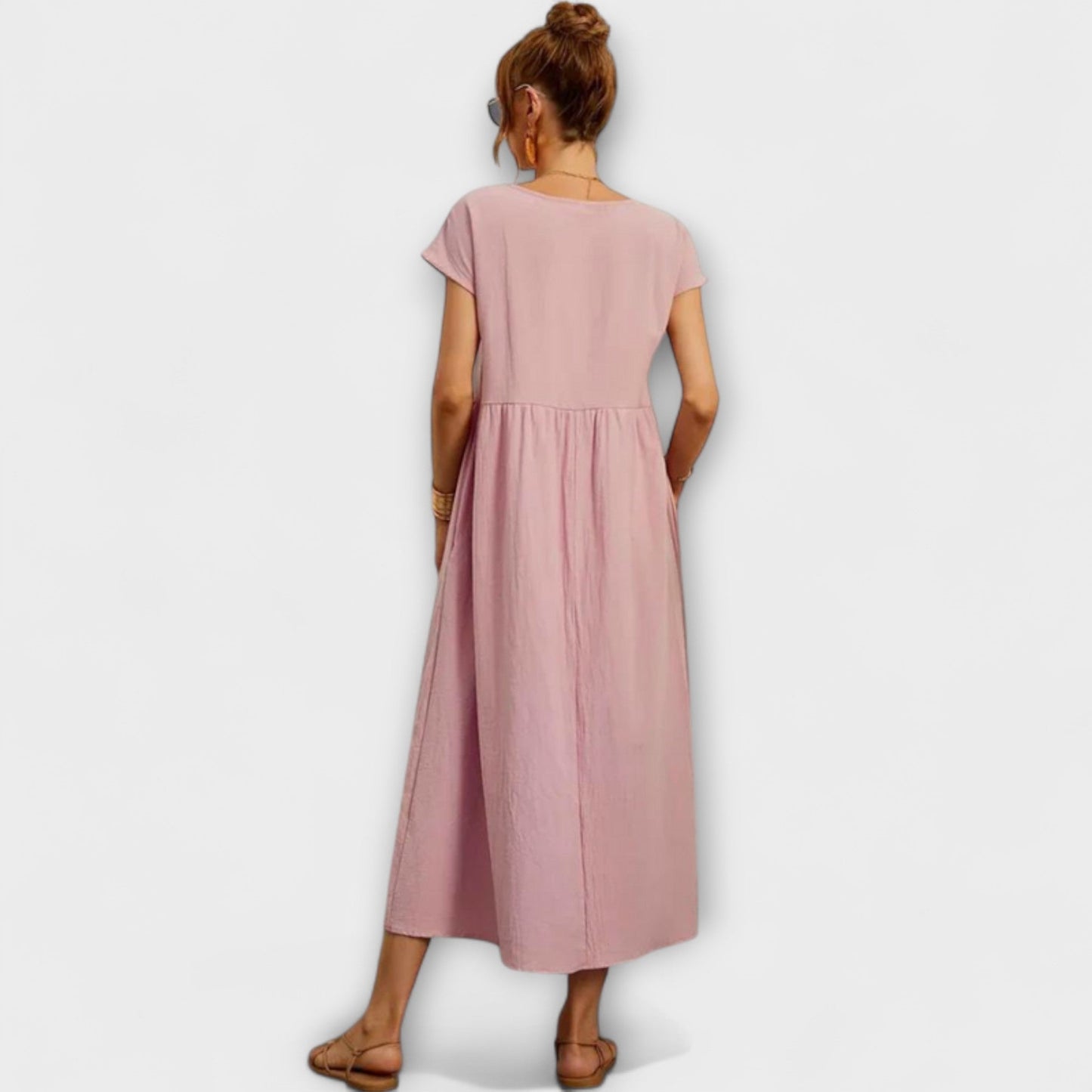 Elena | Leichtes Sommerkleid mit Taschen