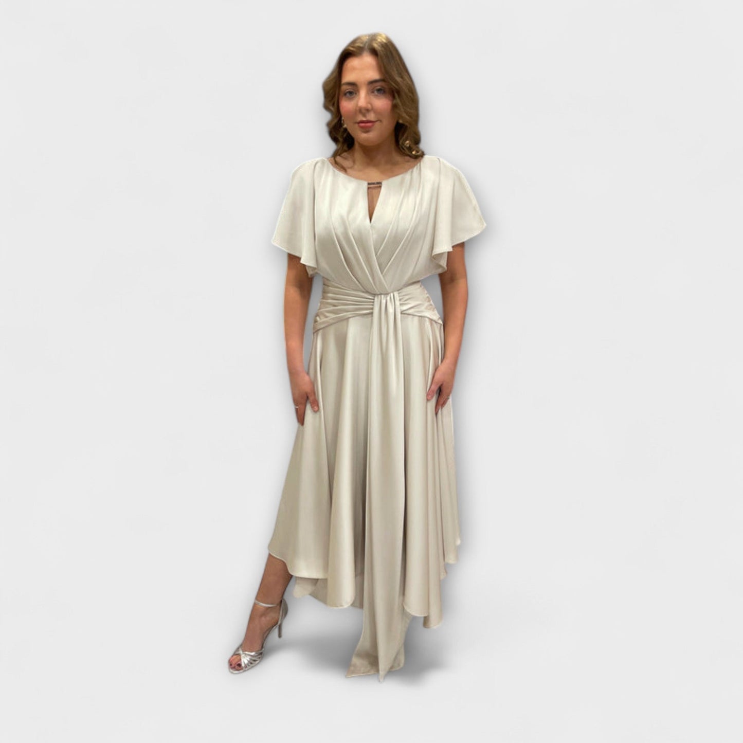 Anni – Maisonel Drapiertes Rockkleid