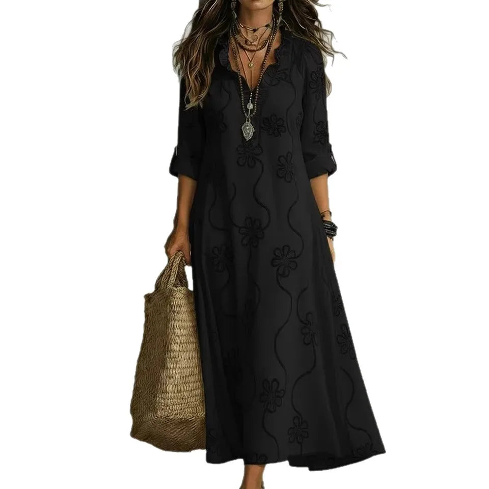 Sommerlange Blütenkleid Sienna