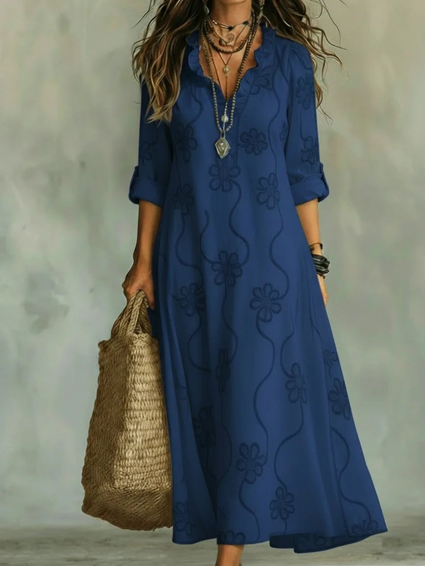Sommerlange Blütenkleid Sienna