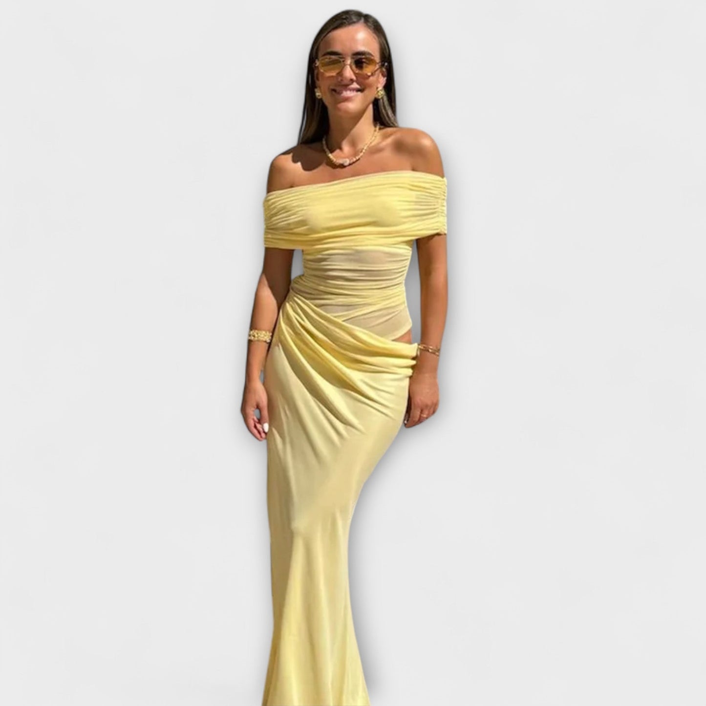 Puss - Rüschendes Unregelmässiges Kleid