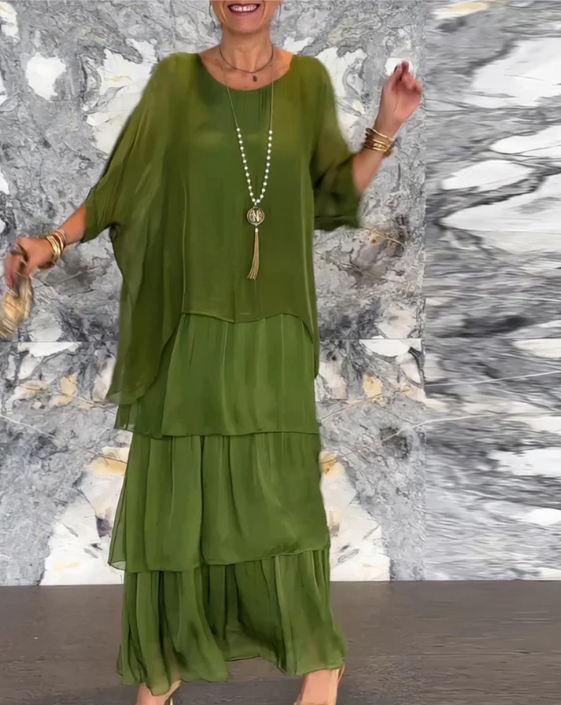 Lara – Elegantes, langes und luftiges Kleid