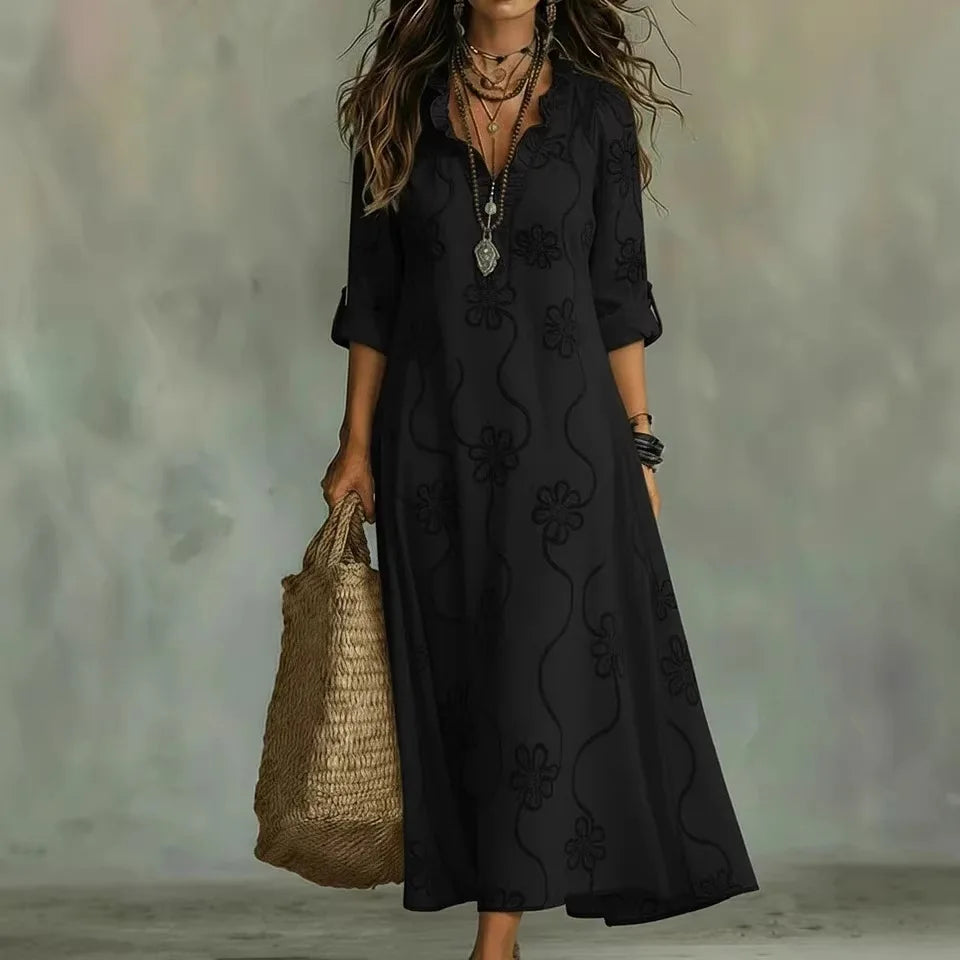 Sommerlange Blütenkleid Sienna