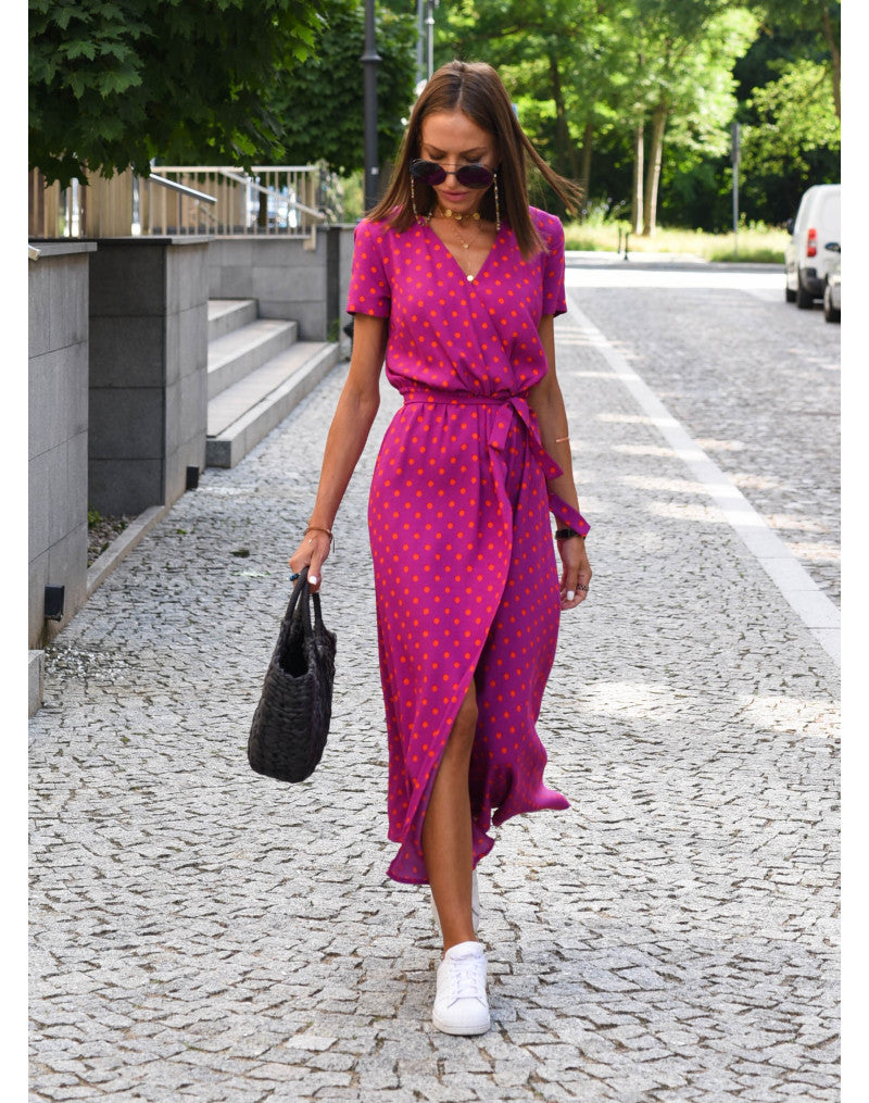 Amélia - Midi-Kleid mit Blumenmuster