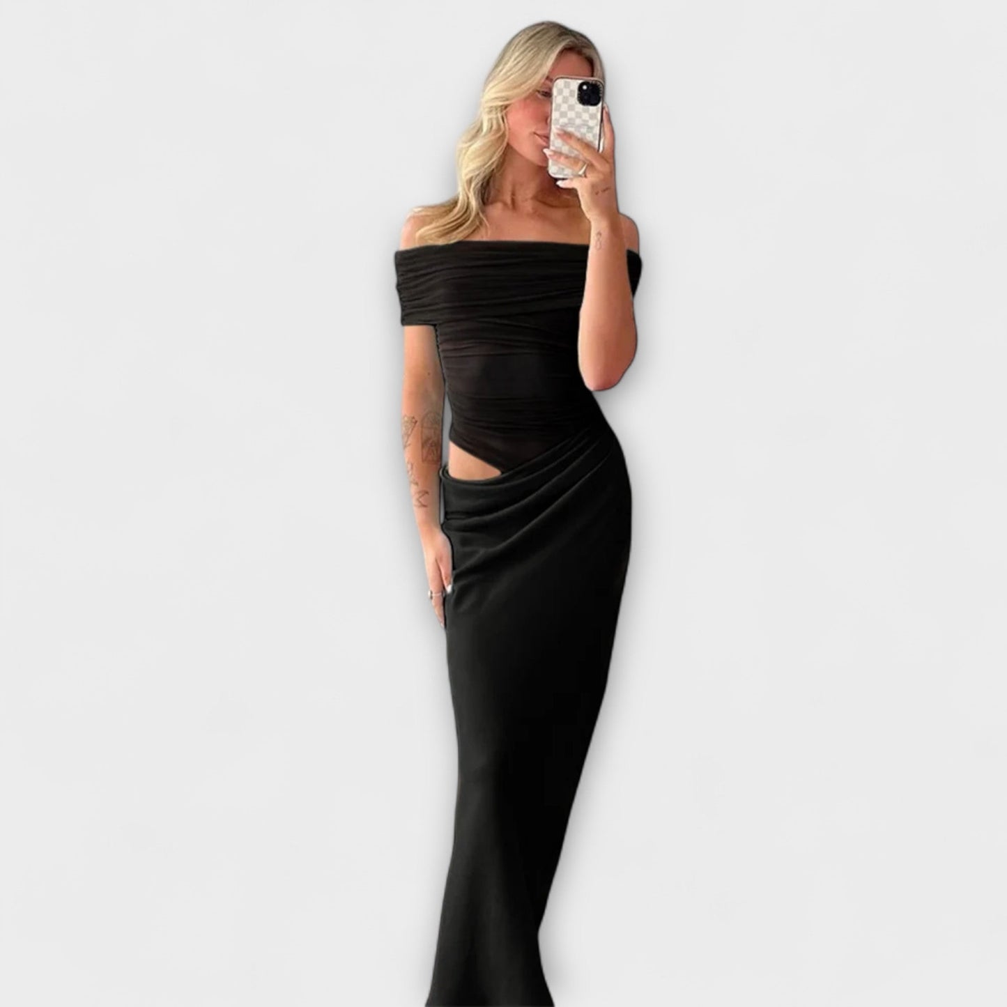 Puss - Rüschendes Unregelmässiges Kleid