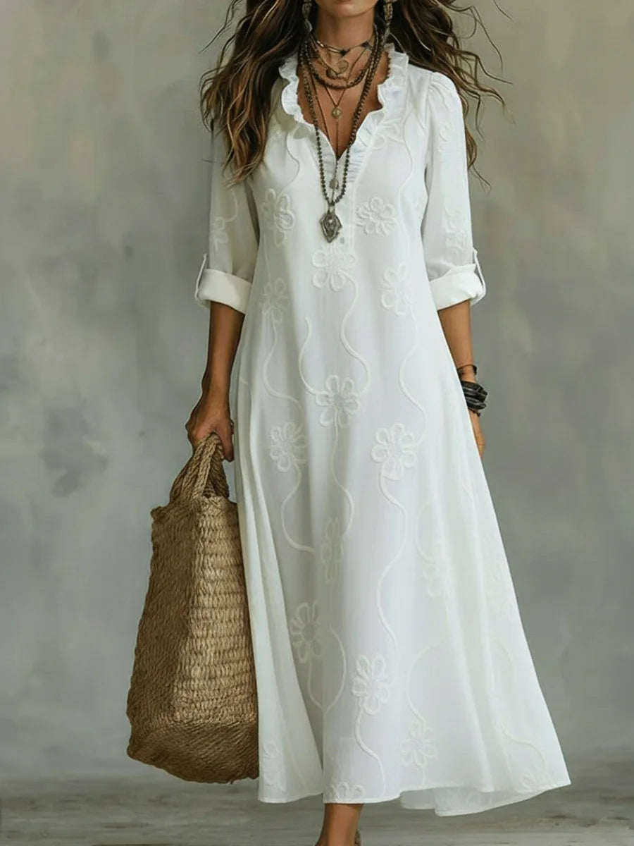 Sommerlange Blütenkleid Sienna
