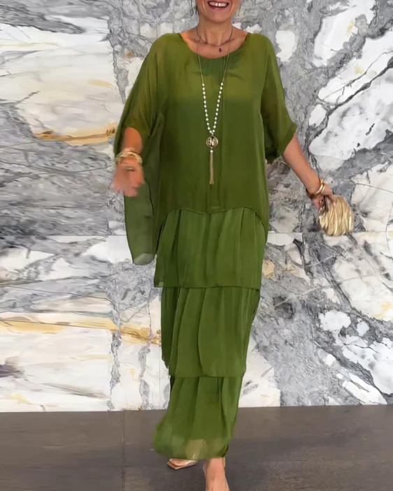 Lara – Elegantes, langes und luftiges Kleid
