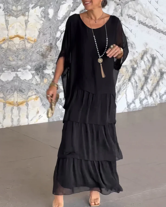 Lara – Elegantes, langes und luftiges Kleid