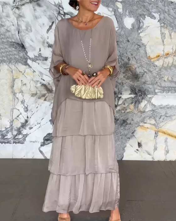 Lara – Elegantes, langes und luftiges Kleid