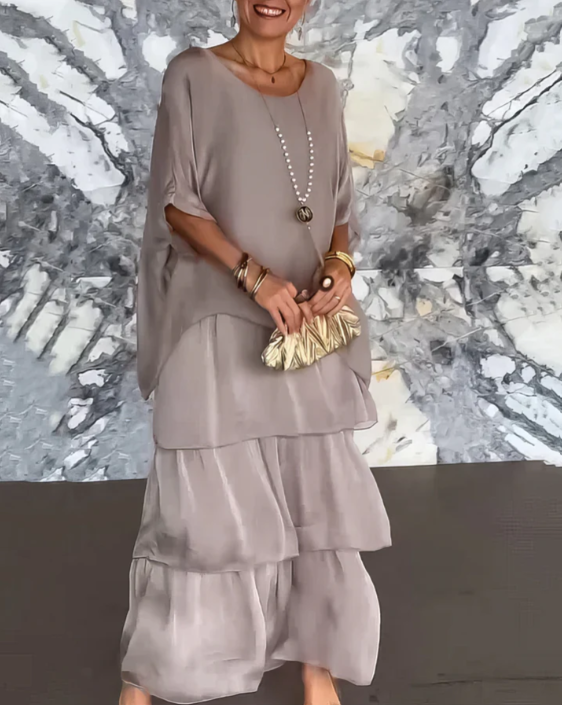 Lara – Elegantes, langes und luftiges Kleid