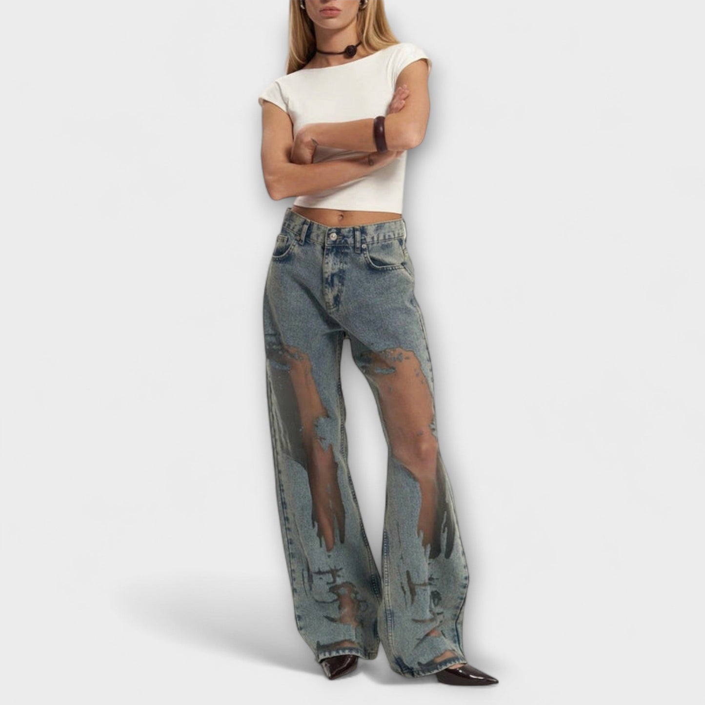 Rayne - Trixie Klare Blaue Denim Jeans